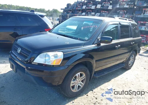 2004 Honda Pilot Ex-L from USA, damaged, VIN 2HKYF185X4H555506